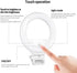 Video Conference Lighting Touch Control Ring Light for Computer Clip On Laptop Monitor for Webcam Lighting/Zoom Lighting/Live Streaming
