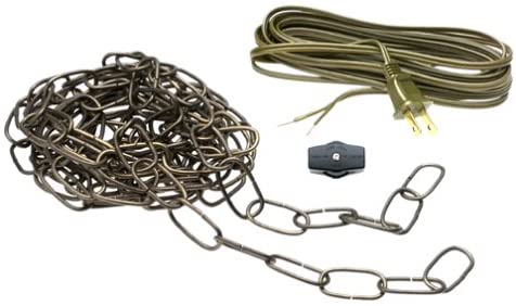 Westinghouse Lighting 70481-00 Swag-Light Kit, 12', Antique Brass