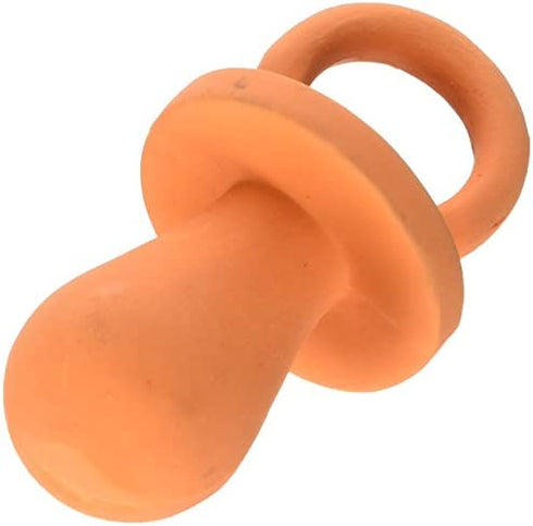 Ethical Puppy Pacifier 4-Inch Latex Dog Toy, Colors May Vary