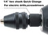 AUTOTOOLHOME 1/4-inch Hex Shank Keyless Drill Chuck Quick Change Adapter Power Screwdriver to Drill Converter Conversion Conversion Tool