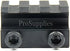 TACFUN 2PCS Flat TOP Half 1/2 INCH Mini Riser Block Mount 3 Slot Picatinny Rail