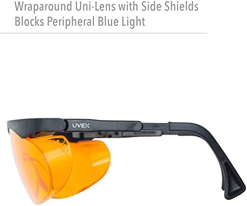 Uvex Skyper Blue Light Blocking Computer Glasses with SCT-Orange Lens (S1933X)