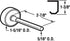 Prime-Line GD 52112 GD 52112 Garage Door Roller, 1-5/16", Steel, Flat Wheel, Frantz
