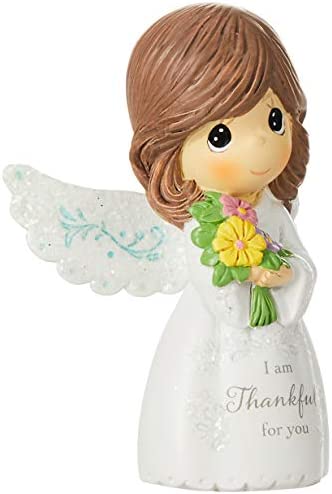 Precious Moments 162404 I Am Thankful For You, Mini Resin Figurine