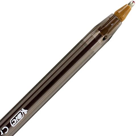 Bic Cristal Xtra Bold Stick Ballpoint Pens, 1.6mm, Bold Point, Assorted Colors, Pack of 24