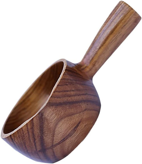 BESTONZON Wooden Water Ladle Water Dipper Bath Ladle for Water Sauna Garden Tea Ceremony Japanese Style