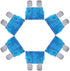Kodobo 100 Pack Auto Fuses 15 AMP ATC/ATO Standard Regular Fuse Blade 15A Car Truck Boat Marine RV - 100Pack