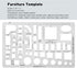 Sooez Architectural Templates, House Plan Template, Interior Design Template, Furniture Template, Drawing Template Kit, Drafting Tools and Supplies, Template Architecture Kit, 1/4 Scale