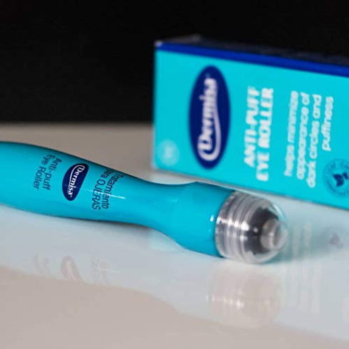 Dermisa Eye Roller for Puffy Eyes - Anti-Puff Dark Circle Under Eye Treatment Serum with Caffeine & Peppermint for Bright, Healthy Skin - Paraben, Fragrance, Dye and Oil Free - Made in USA - Pack of 1