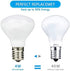 Haian R14 LED Bulb E17 Intermediate Base Mini Reflector Floodlight,4 Watt 400 Lumens,40 Watt Incandescent Equivalent,R14 E17 LED Light Bulb Non-dimmable 3000K Warm White (4 Pack)