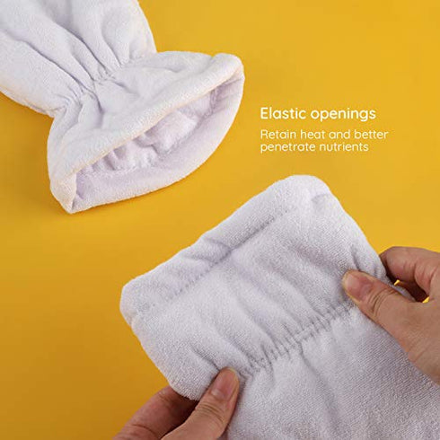 Paraffin Wax Mitts, Segbeauty Thick Paraffin Heated Hand SPA Mittens for Women, Paraffin Baths Gloves for Hot Wax Hand Therapy Paraffin Thermal Treatment SPA Therabath Wax Warmer Paraffin Wax Machine