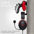 The UberAtlas Dual Game Controller & Headphone Stand Wall Mount Holder for Xbox ONE, Series X, PS5, PS4, PS3, Switch, STEELSERIES Gamepad & More, Stay Organized No Screws, by Brainwavz