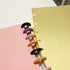 Color Notes Refills fit 9 Disc Classic Size Planners Notes Inserts for 9-Disc Planners 7 x 9.25 Inches Medium Size 9-Disc Planners