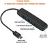 AuviPal 3-Port Micro USB OTG Hub Adapter (3 USB Ports + Power Port) for Fire Stick 4K, Playstation Classic, Raspberry Pi Zero, Sega Genesis Mini, S/NES Classic Mini and More - Black
