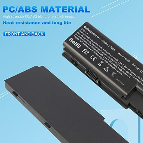 Laptop Battery for Gateway NV73 NV74 NV78 5920G NV79, for Acer AS07B31 AS07B51 AS07B41 AS07B42 AS07B32 AS07B61 AS07B71 AS07B72 AS07B52 ICL50 ICY70 ICW50, Acer Aspire 5920 5315 5520 6930 7520 7720