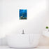 Mermaid Bathroom Decor Canvas Wall Art Bedroom Modern Artwork Mermaid Decor Girls Room Canvas Art Wall Decor Frame Home Decor Aesthetics 12" X 16"