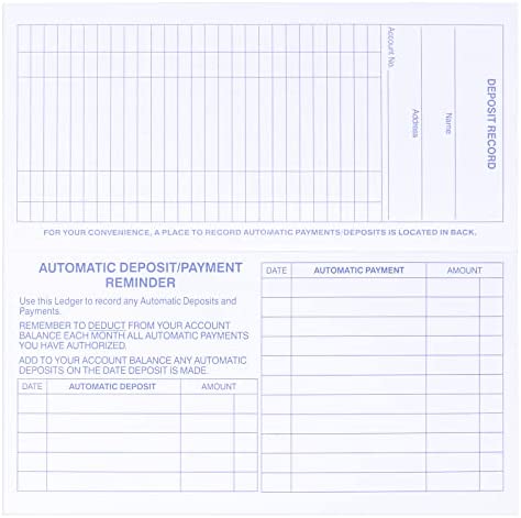 12 PCS Check registers for Personal Checkbook, Upgrade Checkbook Register and transactions Ledgers.
