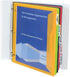 C-Line 5-Tab Binder Pockets with Write-On Index Tabs, Assorted Colors, 8.5 x 11 Inches, 5 Pockets per Set (06650)