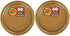 Amscan Big Party Pack Round Paper Plates, 8.5", Gold