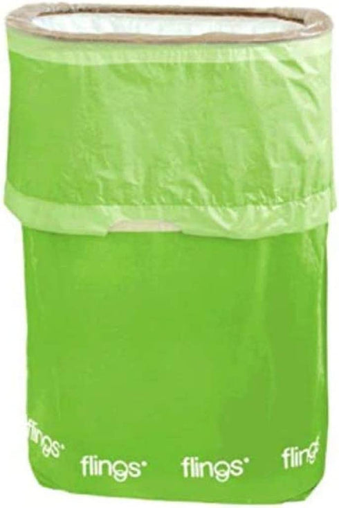 Flings Pop-Up Trash Bin- 13 Gallons | Kiwi | 1 Pc.