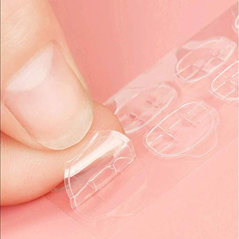 144pcs False Nails Press on Nails for Kids - Self-Adhesive Unicorn Short Fake Artificial Full Cover Nail Art Kits Transation with Nail Glue Tabs for Girls Children