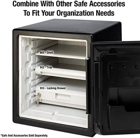 SentrySafe Shelf Insert for SFW082 and SFW123 Fireproof and Waterproof Safes, Multi-Positional Safe Shelf Accessory for 0.8 and 1.2 Cubic Foot Safes, 912