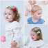 Ruyaa Toddler Hair Clips Fully Lined Baby Girls' Hair Accessories No Slip Infant Bow Newborn Barrettes Hair Pins 20 Colors Christmas Gifts