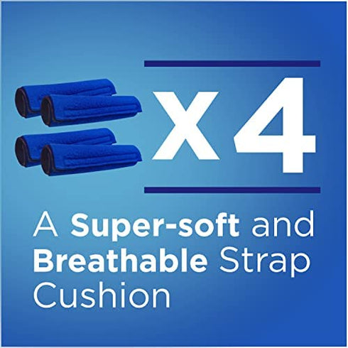 resplabs CPAP Strap Covers - Compatible with Most Full Face Headgear - 4 Pack