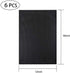 Pllieay 6 Pieces 14 Count Black Classic Reserve Aida Cloth Cross Stitch Cloth, 12 by 18 Inch (Black)