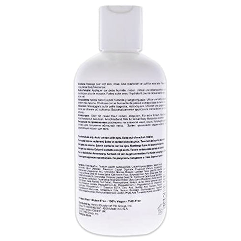 Hempz Milk and Honey Herbal Body Wash, 8 Ounce