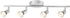 Globe Electric 58932 Payton Collection 4 Bar Track Light, Matte Silver