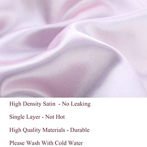 Satin Bonnet Silk Bonnet with Elastic Tie Band Adjustable Straps Hair Bonnet Jumbo Size for Sleeping Satin Bonnet Stretchy Tie Band for Women Long Curly Braid Hair (Pink)