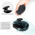 HEETA Hair Scalp Massager Shampoo Brush 2 Pack, Soft Silicone Bristles to Remove Dandruff, Waterproof Hair Scrubber for Both Wet Dry Hair, Suitable for Men & Women (Black & Purple)