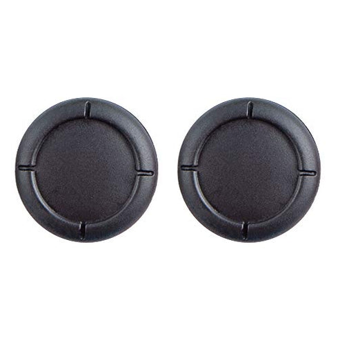 BRHE Replacement Thumb Grip Caps for Nintendo Switch 3D Analog Stick and Switch Lite Joystick Silicone Rubber Cover Set (Black)