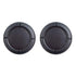 BRHE Replacement Thumb Grip Caps for Nintendo Switch 3D Analog Stick and Switch Lite Joystick Silicone Rubber Cover Set (Black)