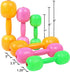 Kids Weight Set Dumbbells Set for toddlers | Barbell Fitness Exercise Equipment for Home Gym Workout (Set of 6 pcs)