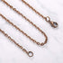 24 Pack Antique Red Copper Cable Chain Necklace Chain Necklace Twisted Link Chain for Jewelry Making (20 Inch)