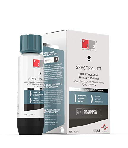 Spectral.F7 Hair Serum Booster for Men and Women by DS Laboratories - Serum to Support Hair Growth, Stress Induced Hair Thinning, Pair with Hair Growth Serums for Added Efficacy (2 fl oz)