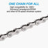 Inkesky 6/7/8 Speed Bike Chains - 116 Links - 1/2 x 3/32 Inch - Compatible with Shimano/KMC/Campagnolo/SRAM for Road & Mountain Bike