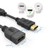 HDMI Extension Cable 2 Pack , Electop Support 4K & 3D 1080P High Speed HDMI Male to Female Extender Adapter Converter for Google Chrome Cast,Roku Stick,TV Stick,HDTV,PS3/4,Xbox360,Laptop and PC