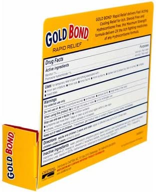 Gold Bond Rapid Itch Relief Maximum Strength 1oz Cream (3 Pack)