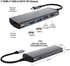 USB C Dock Laptop Docking Station Dual Monitor Triple Display with 4K HDMI, 2 USB 3.0 Ports, SD/TF Slots and PD 100W Charging Port, 7 in 1 Hub for HP/Dell/XPS/Lenovo/MacBook Pro Full-Featured Laptops