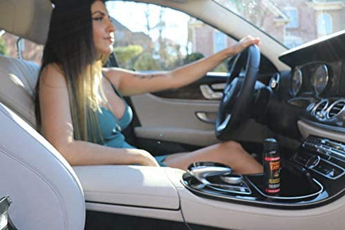 Smoke Eater - Breaks Down Smoke Odor at The Molecular Level - Eliminates Cigarette, Cigar or Smoke On Clothes, in Cars, Homes, and Office - 3.5 oz Travel Spray Bottle (New CAR Fresh AEROSOL)
