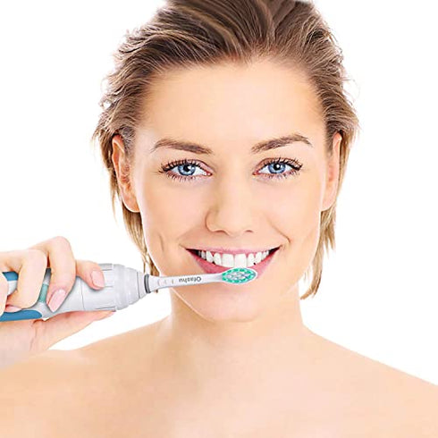 Ofashu Replacement Toothbrush Brush Heads for Philips Sonicare E Series Essence Elite Xtreme Advance CleanCare All Screw On Electric Toothbrush HX7022/66, 6 Pack