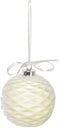 Boston International White Alabaster LED Tree Ornament, Ripple Design