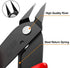 BOENFU Wire Cutters Zip Tie Cutters Micro Flush Cutter 2 Pack 5 Inch Precision Wire Clippers Hobby Snips Small Side Cutting Pliers for Jewelry Making, Electronics | Red