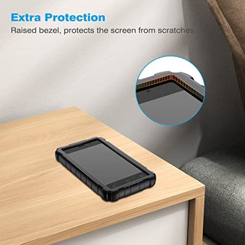 MEDMAX Silicone Case for Omnipod Dash PDM (Personal Diabetes Manager), Lightweight Shockproof Anti Slip Protective Cover Soft Gel Skin with Raised Bezel for Omnipod Dash Device (Black)