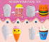 7Pcs Arts and Crafts for Girls, DIY Dessert Paint Your Own Squishies Kit! Gifts for Craft Lovers Kids Top Christmas Toys. Jumbo Slow Rise Squishies Stress Relief for Adult, with Decorating Stickers