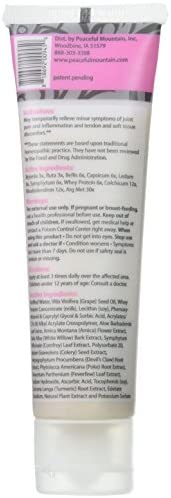 Peaceful Mountain Joint and Tendon Rescue - Natural Homeopathic Gel for Joints, Tendons and Minor Discomfort in Other Soft tissues - 2oz. Gel