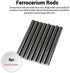 West Lake Tactical Pack of Eight (8) 5/16" DIY Ferrocerium (Ferro) Rods Flint Fire Starter Magnesium Tool Kit AKA Firesteel, an Essential Part of Any Survival Kit